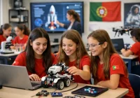 Girls in STEM Portugal educação tecnológica feminina